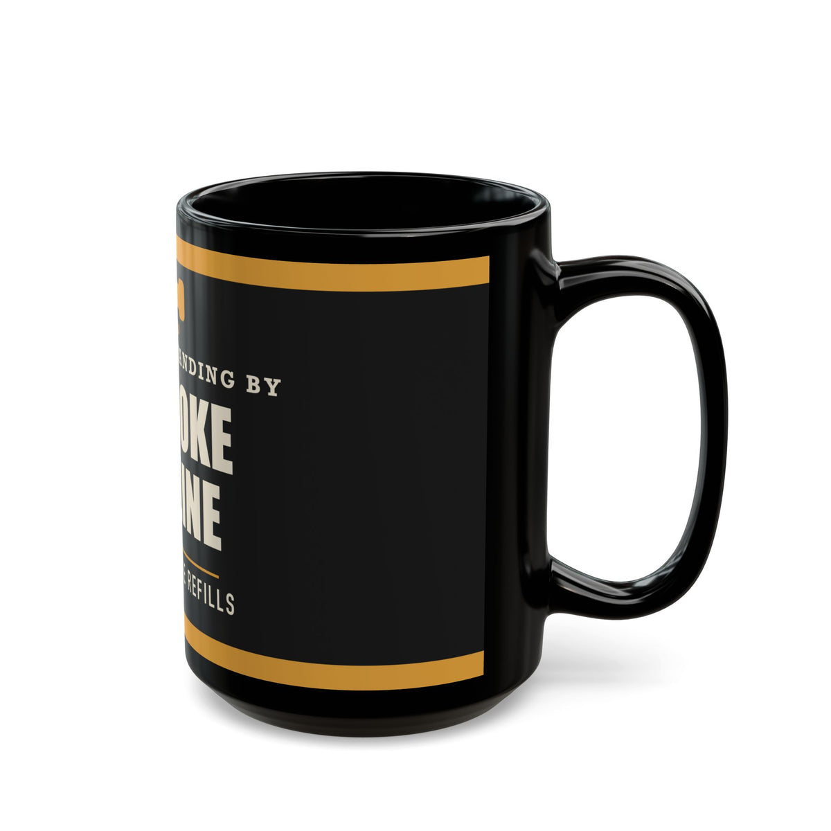Dad Joke Hotline — Funny Dad Joke Gift | Black Mug, 11oz and 15oz