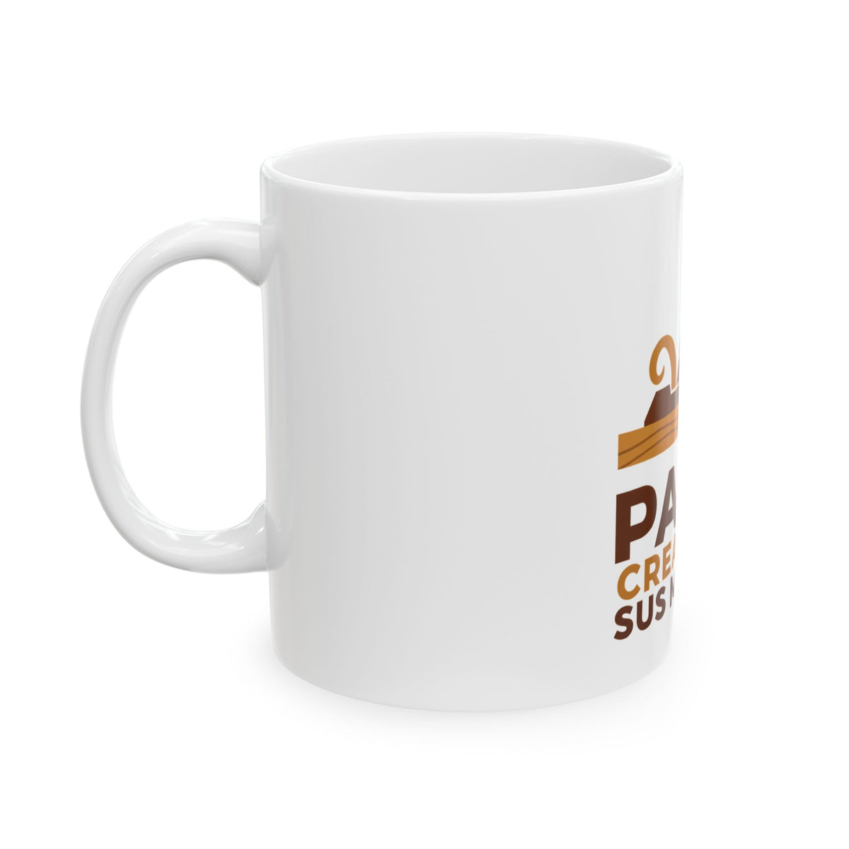 Papá crea con sus manos — Taza para papá carpintero | Cerámica blanca 11oz
