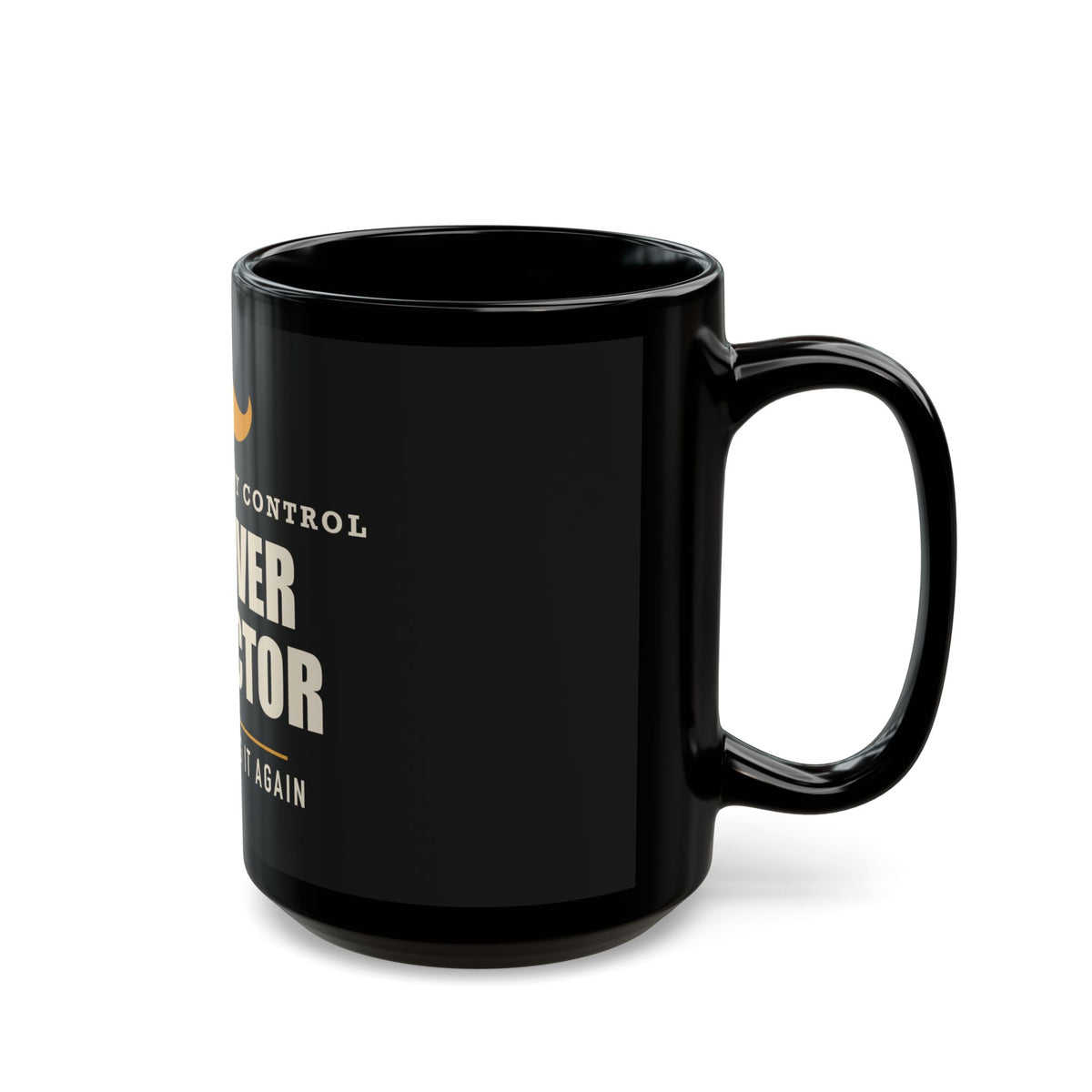 Leftover Inspector — Funny Food Gift for Dad | Black Mug, 11oz and 15oz