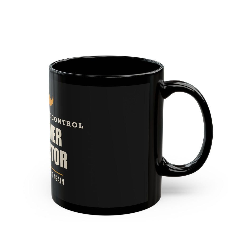 Leftover Inspector — Funny Food Gift for Dad | Black Mug, 11oz and 15oz