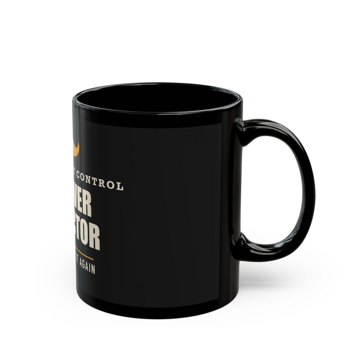 Leftover Inspector — Funny Food Gift for Dad | Black Mug, 11oz and 15oz