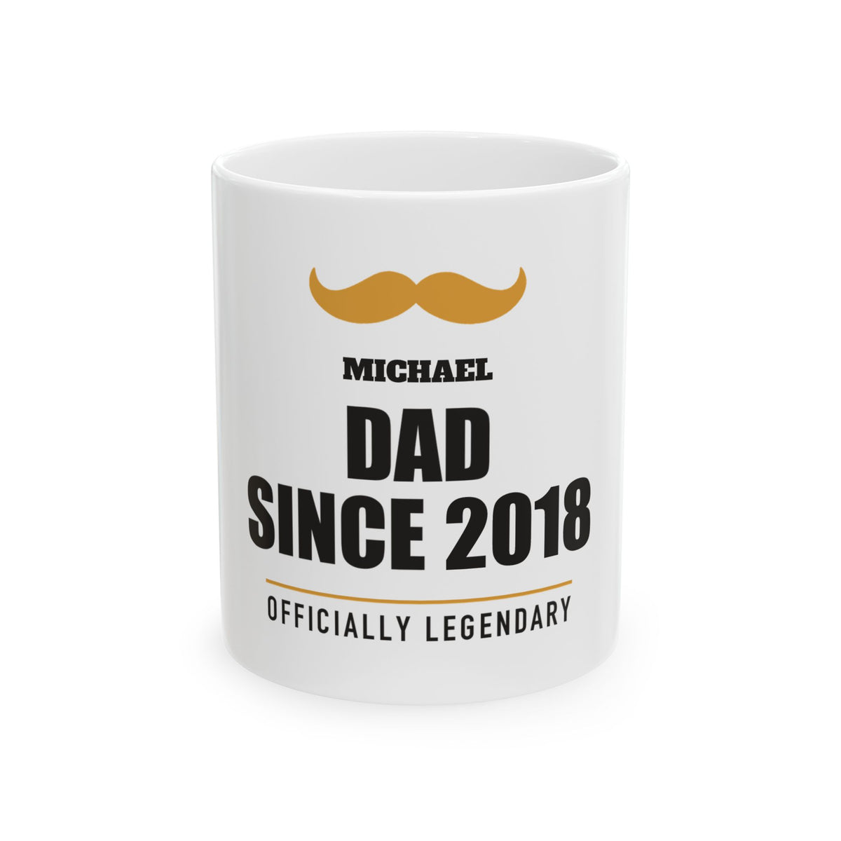 Dad Since — Vintage Name Style | Personalized 11oz Mug