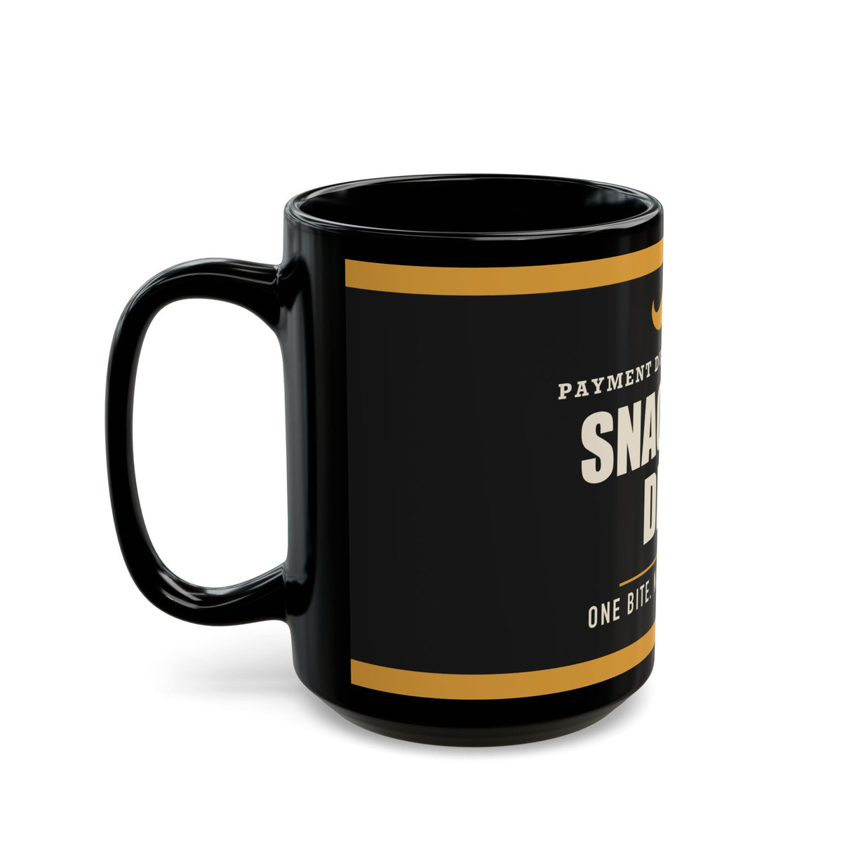 Snack Tax Dept. — Funny Snack Gift for Dad | Black Mug, 11oz and 15oz