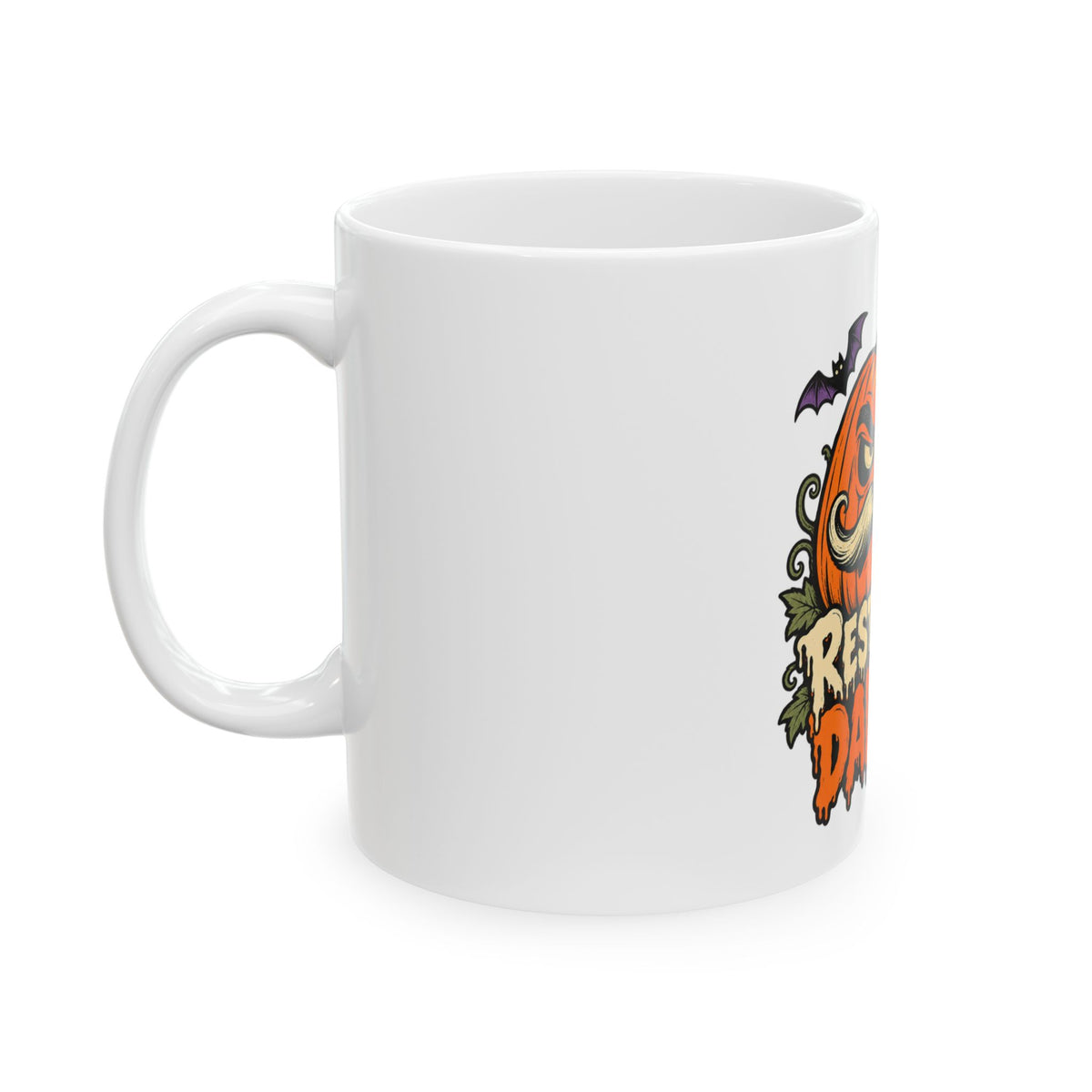 Resting Dad Face — Halloween Dad Mug | White Ceramic 11oz