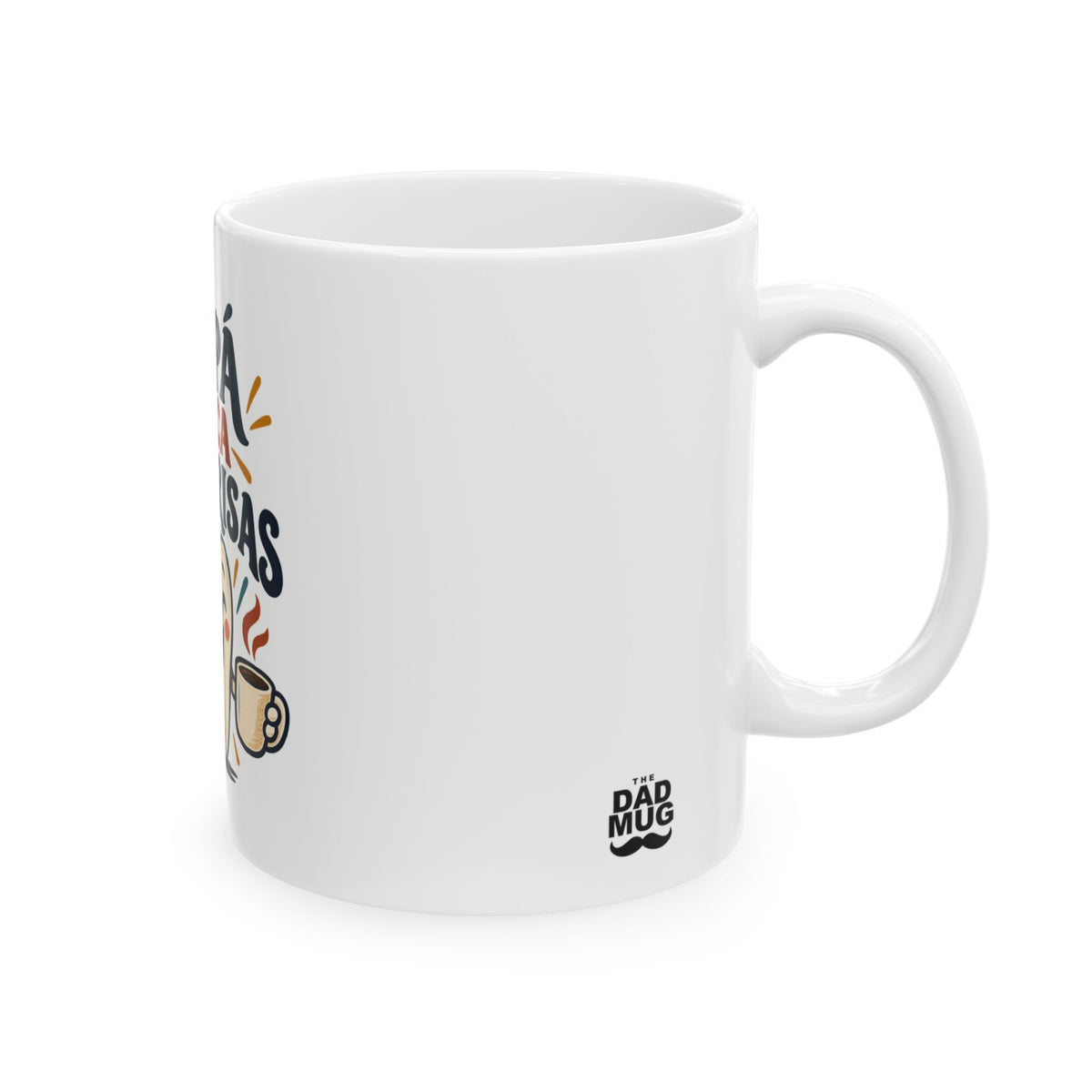 Papá saca sonrisas — Taza para papá dentista | Cerámica blanca 11oz