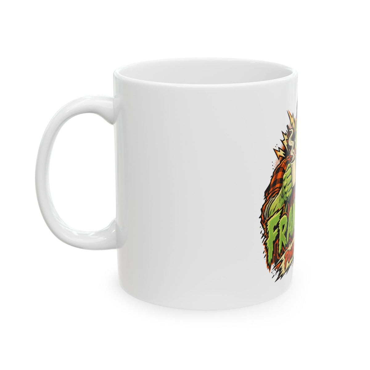 Franken-Dad — Halloween Dad Mug | White Ceramic 11oz