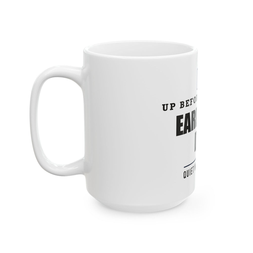 Early Bird Dad — Morning Coffee Gift for Dad | White Ceramic Mug, 11oz and 15oz
