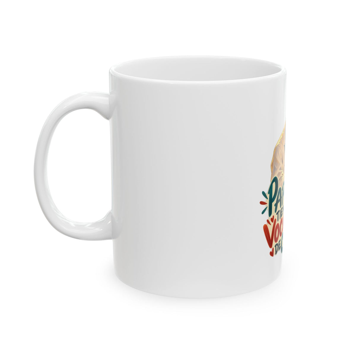 Papá tiene vocación de cuidar — Taza para papá médico | Cerámica blanca 11oz