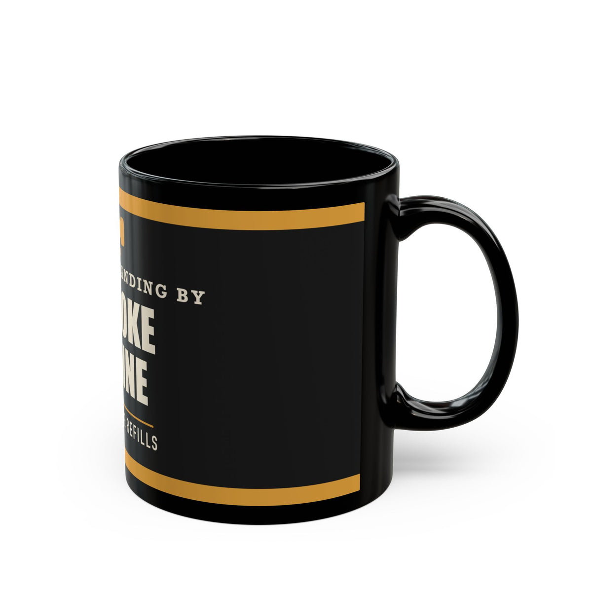 Dad Joke Hotline — Funny Dad Joke Gift | Black Mug, 11oz and 15oz