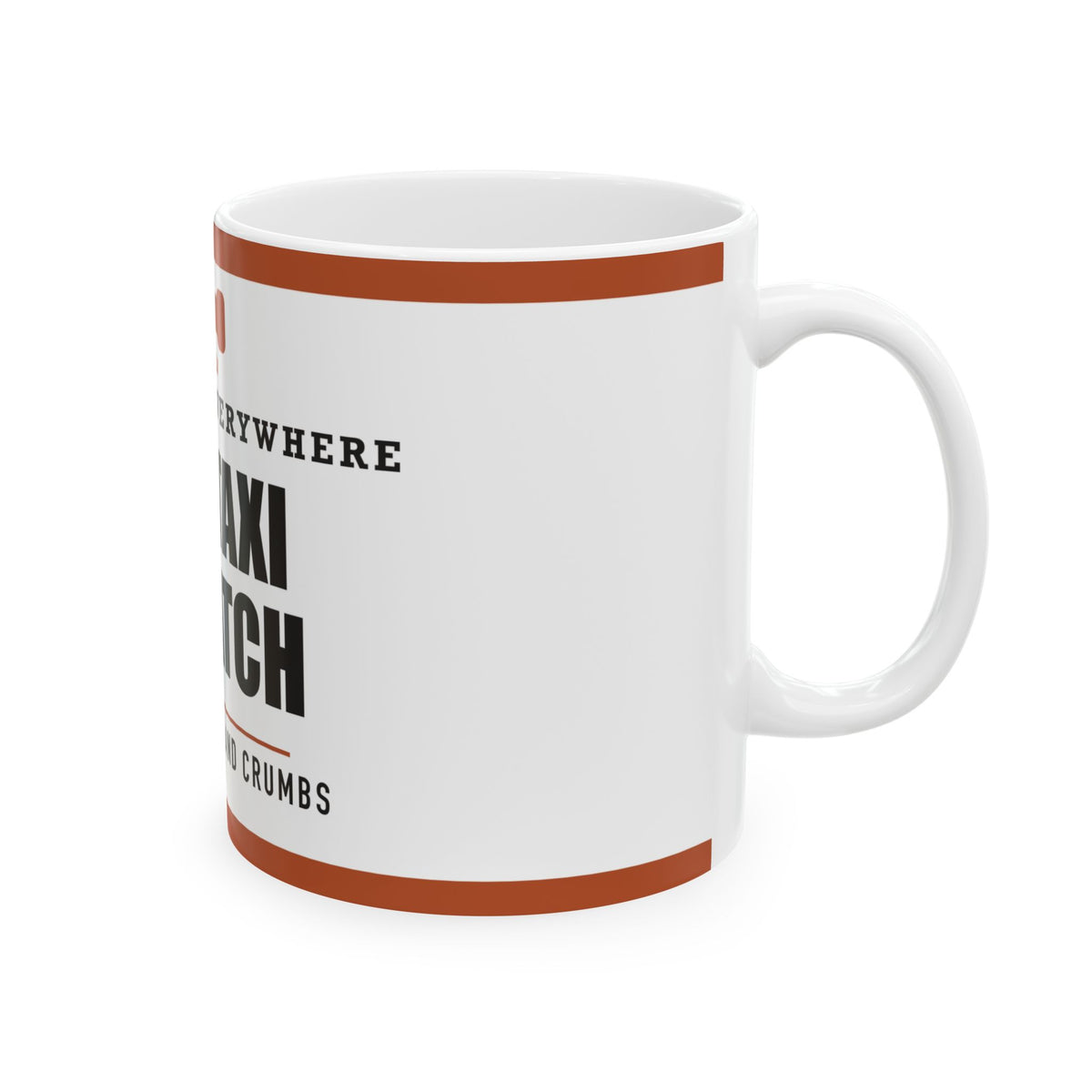 Dad Taxi Dispatch — Funny Dad Taxi Gift | White Ceramic Mug, 11oz and 15oz