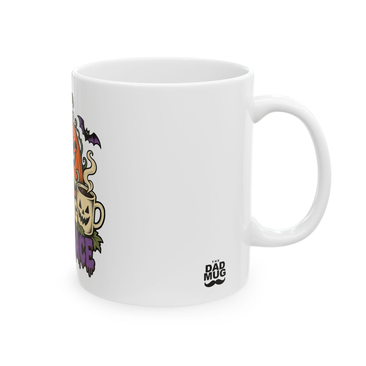 Resting Dad Face — Halloween Dad Mug | White Ceramic 11oz