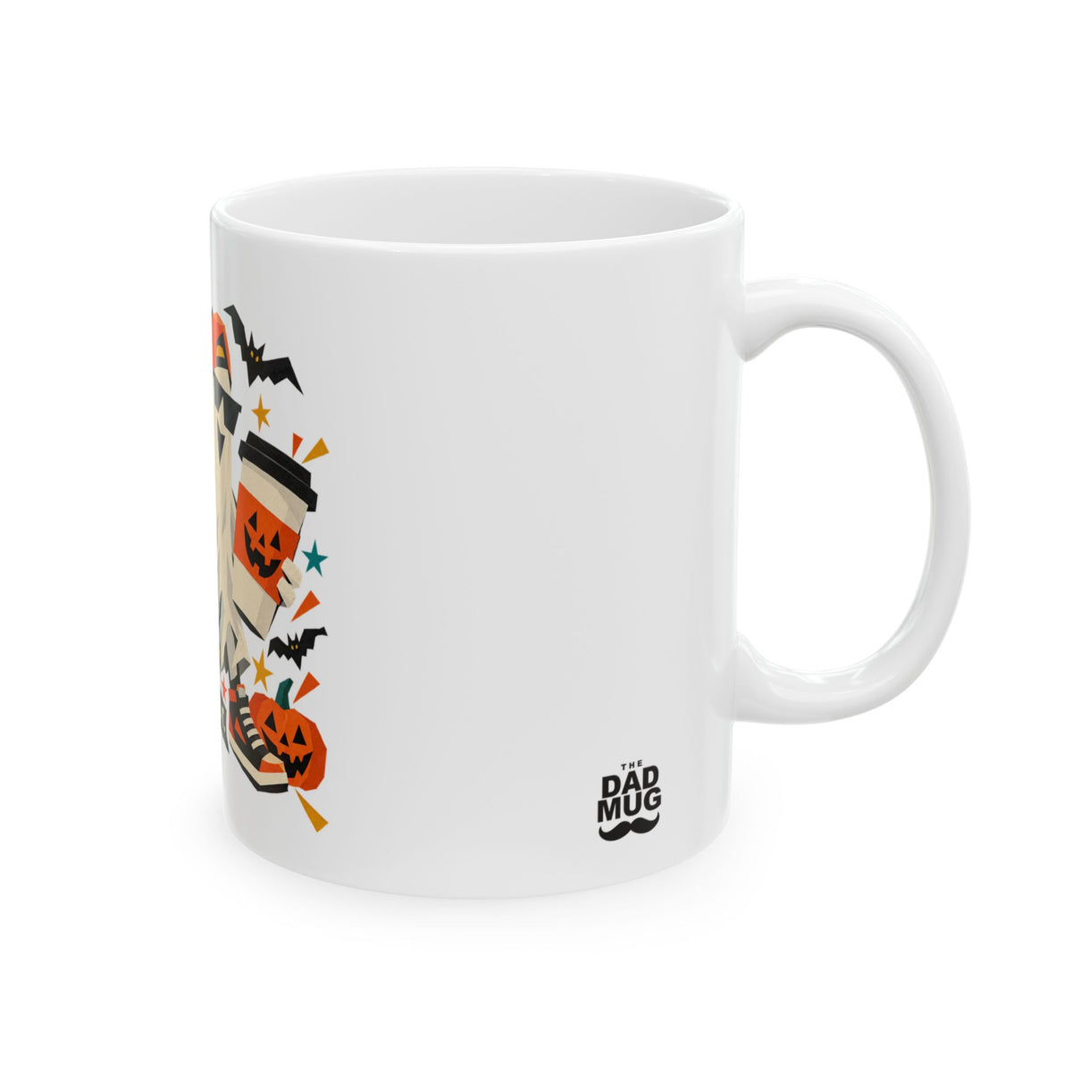 Dad After Dark — Halloween Dad Mug | White Ceramic 11oz
