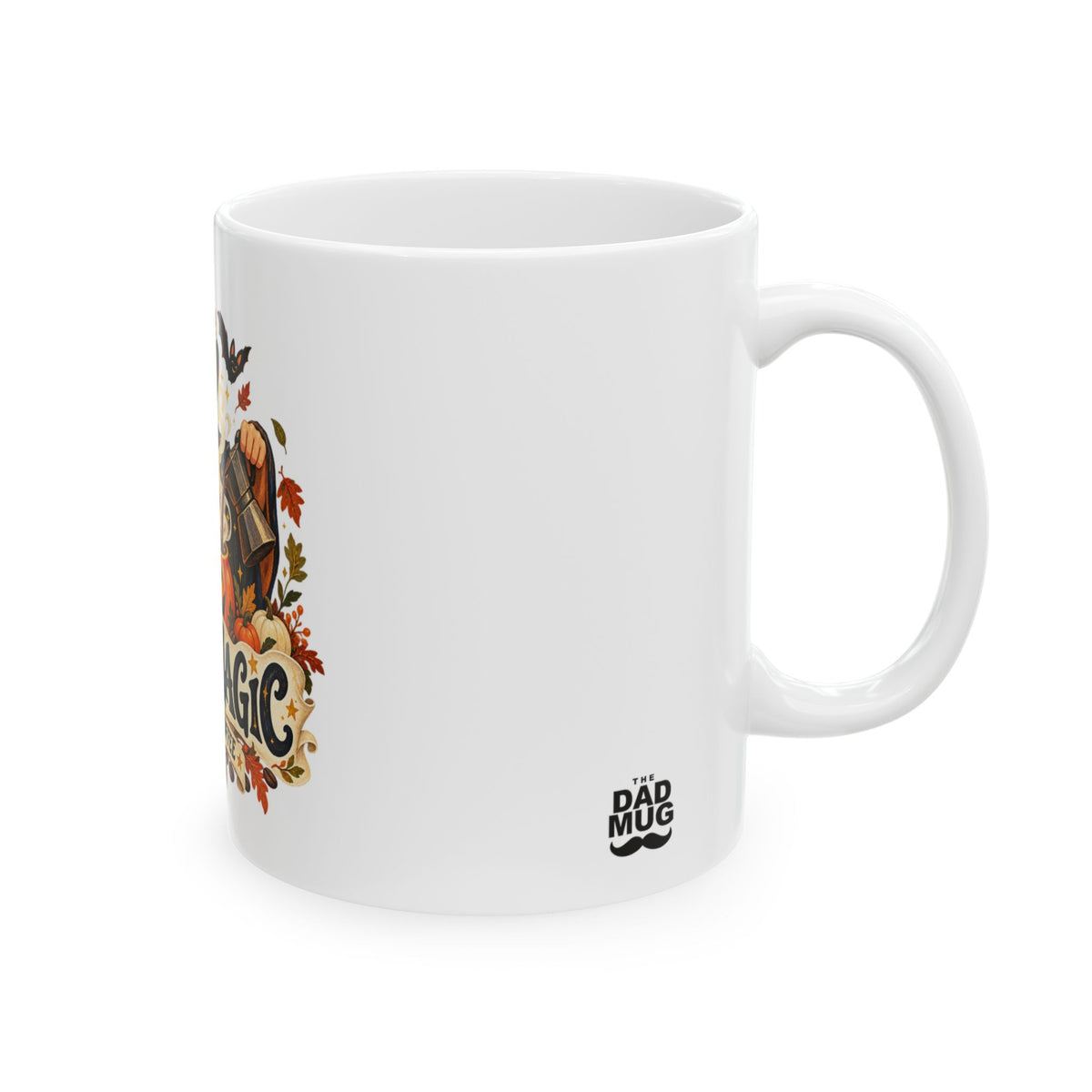 Dad Magic — Halloween Dad Mug | White Ceramic 11oz
