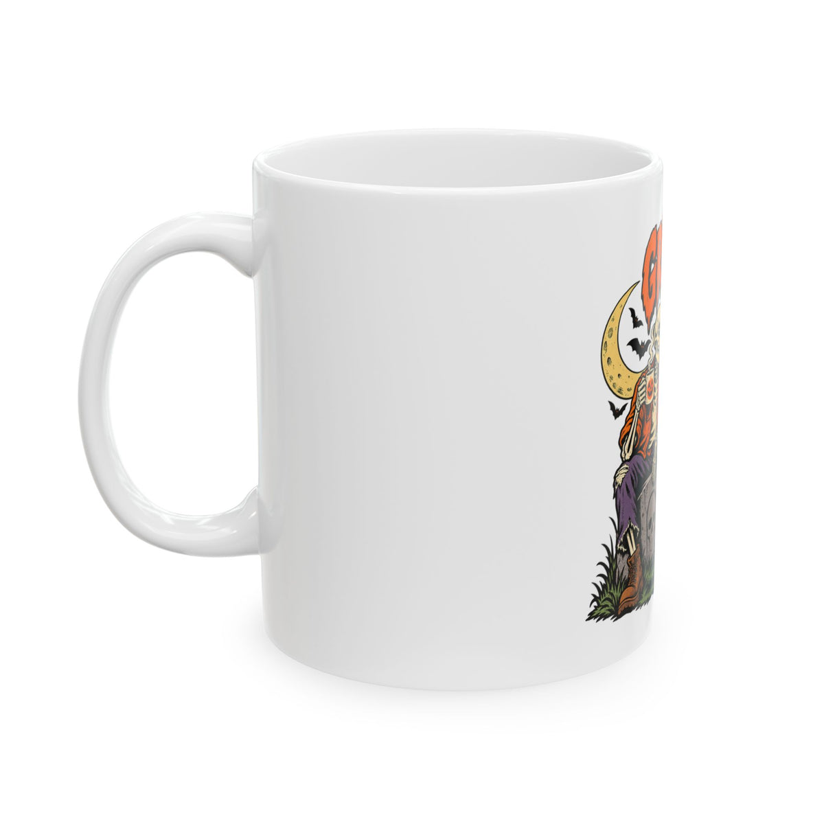 Graveyard Shift Dad — Halloween Dad Mug | White Ceramic 11oz