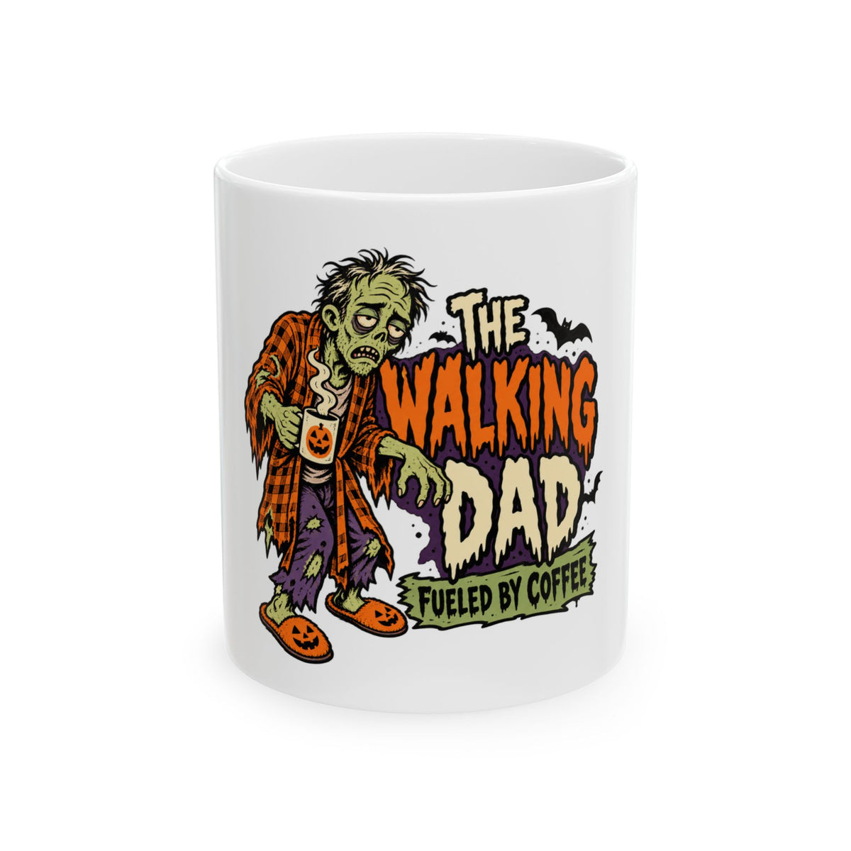 The Walking Dad — Halloween Dad Mug | White Ceramic 11oz