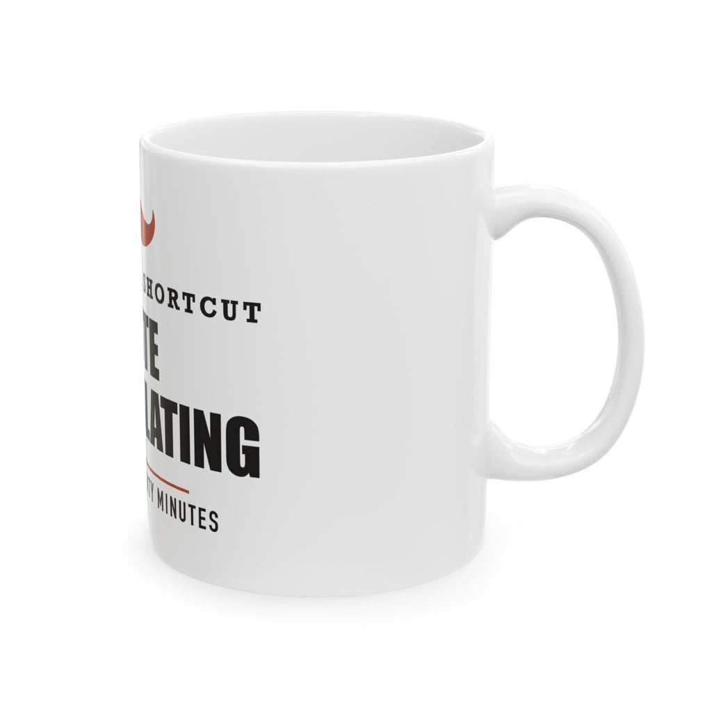 Route Recalculating — Funny Driving Gift for Dad | White Ceramic Mug, 11oz and 15oz