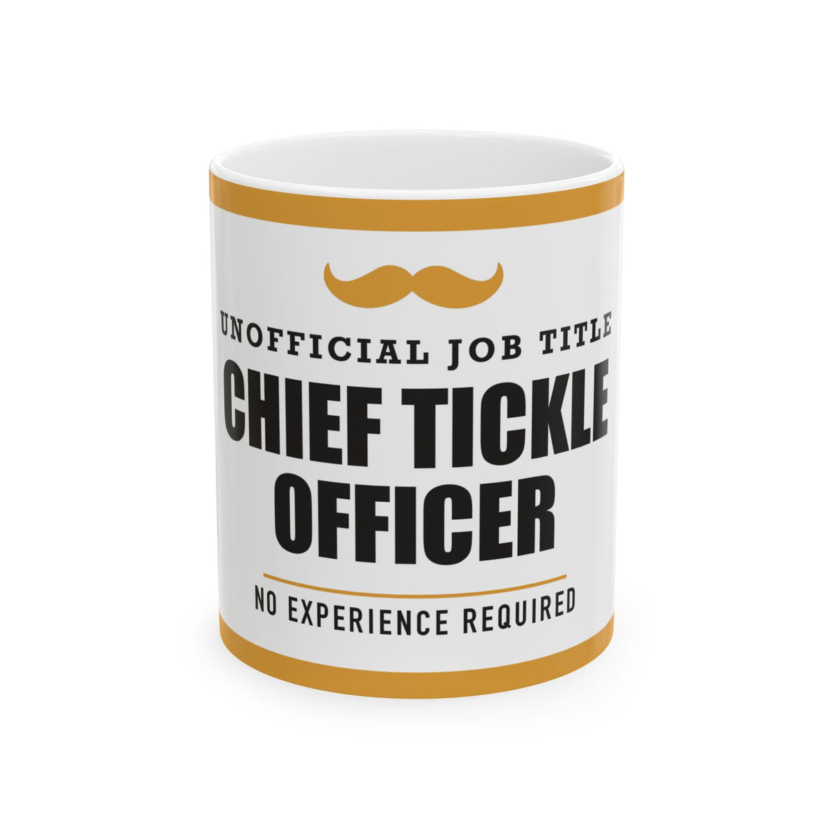 Chief Tickle Officer — Funny Dad Gift | White Ceramic Mug, 11oz and 15oz