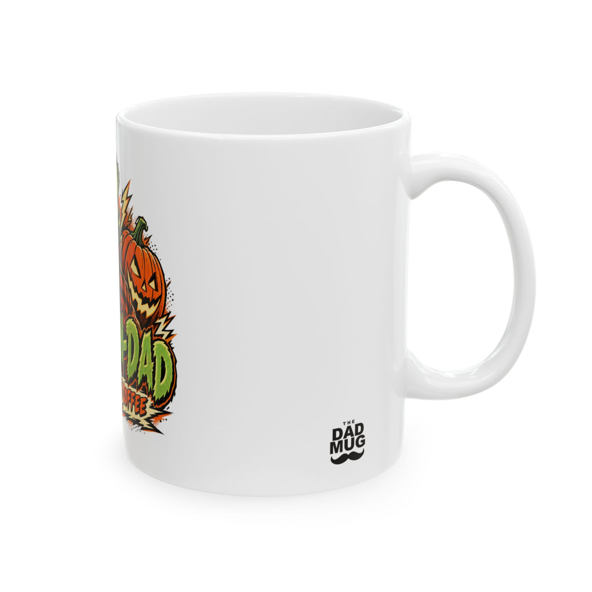 Franken-Dad — Halloween Dad Mug | White Ceramic 11oz