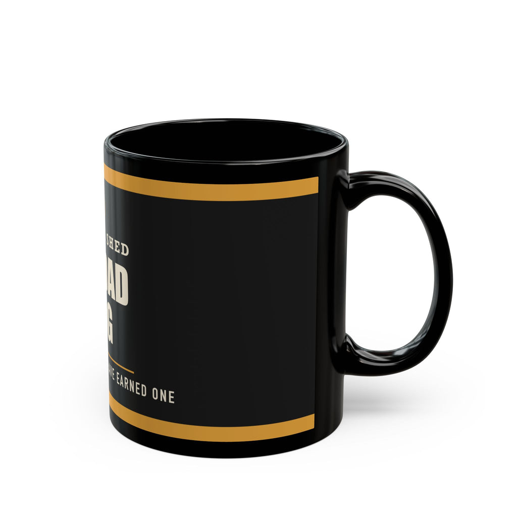 The Dad Mug — Classic Dad Gift | Black Mug, 11oz and 15oz