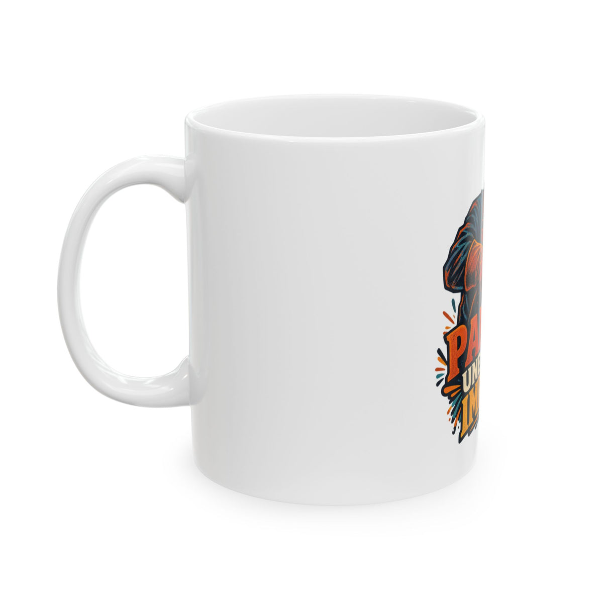 Papá une lo que importa — Taza para papá soldador | Cerámica blanca 11oz