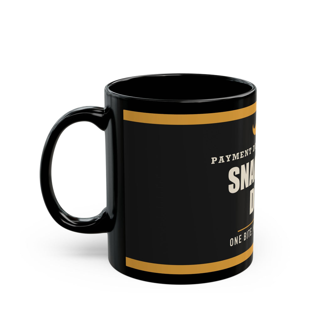 Snack Tax Dept. — Funny Snack Gift for Dad | Black Mug, 11oz and 15oz