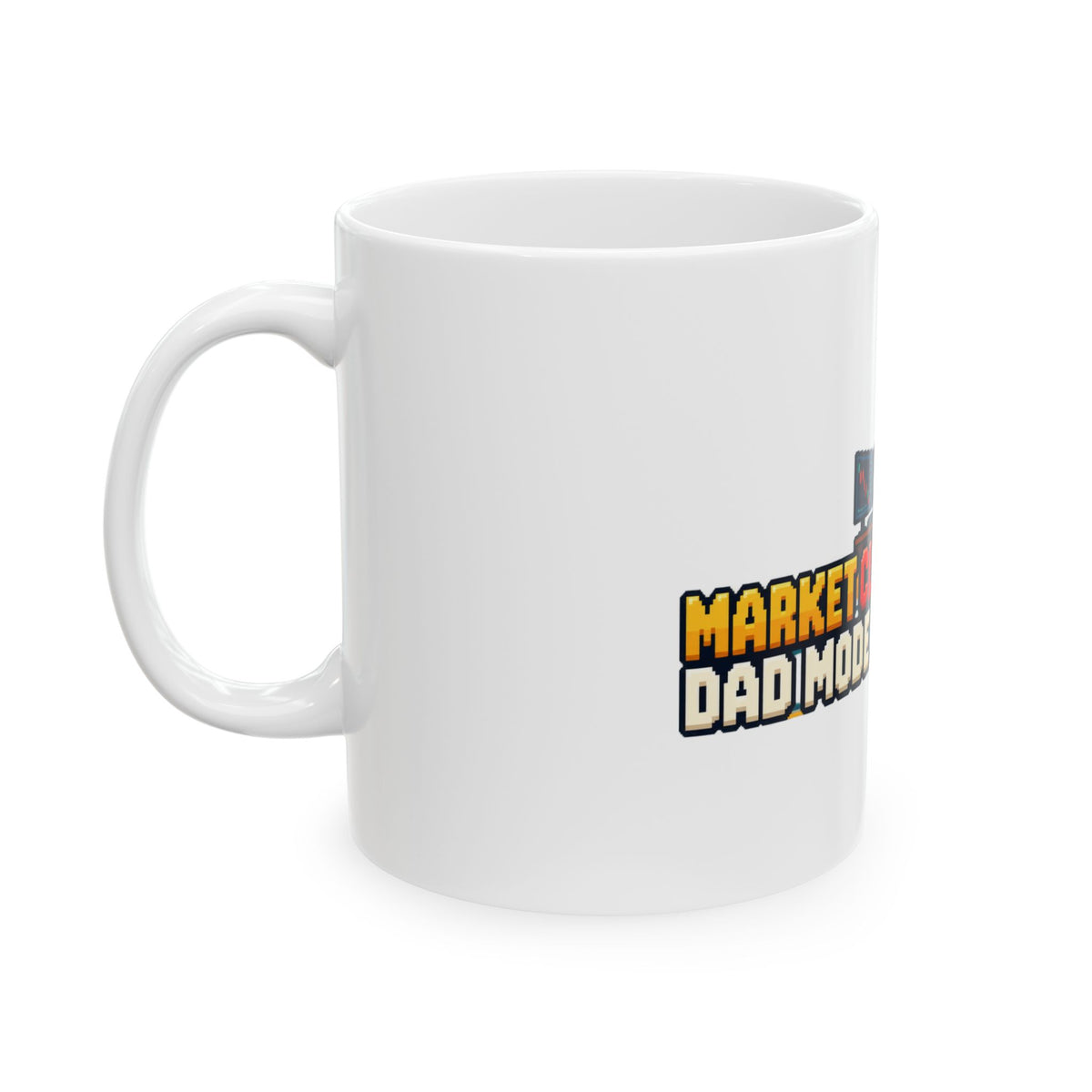 Market Closed. Dad Mode Open. — Funny Day Trader Gift Mug | White Ceramic 11oz