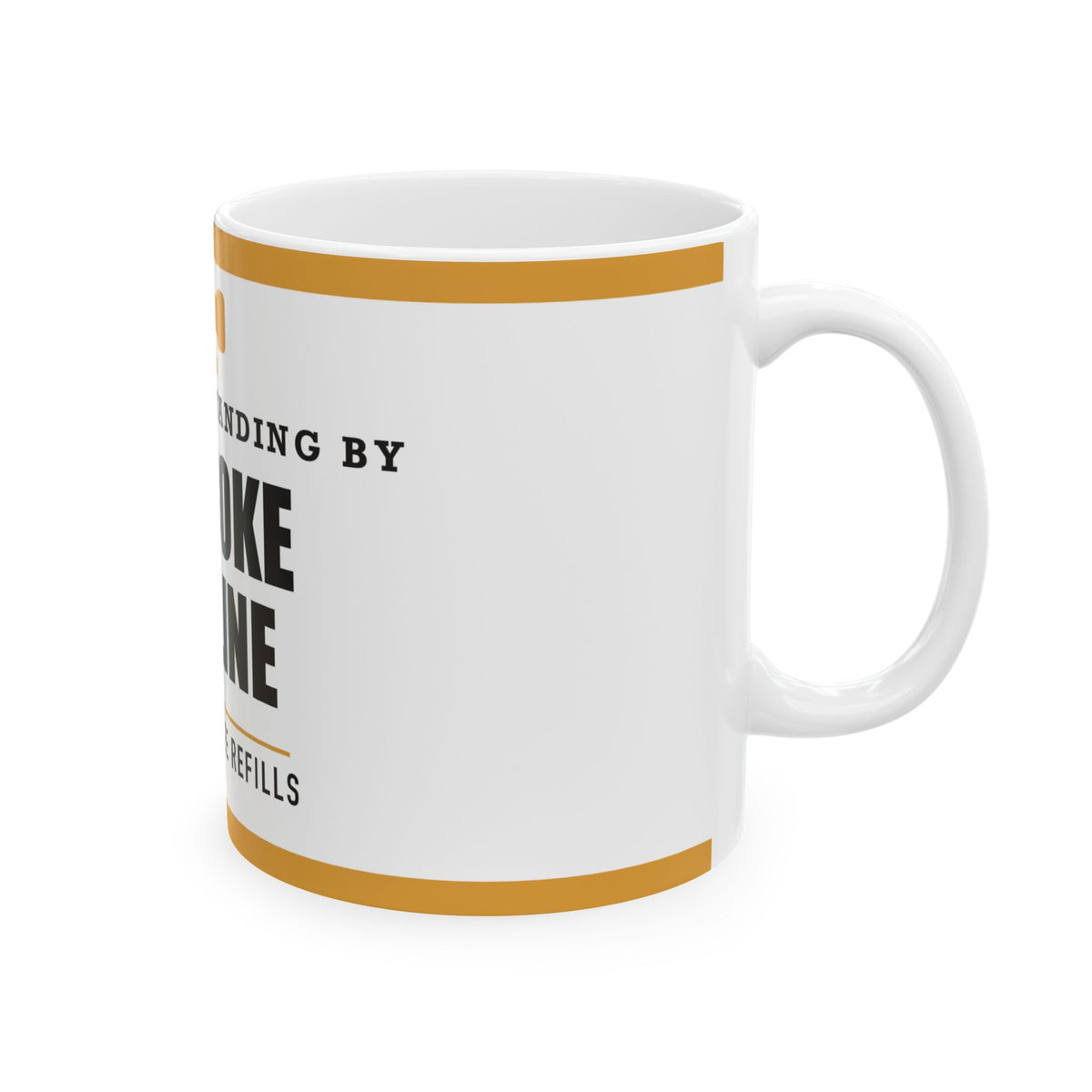 Dad Joke Hotline — Funny Dad Joke Gift | White Ceramic Mug, 11oz and 15oz