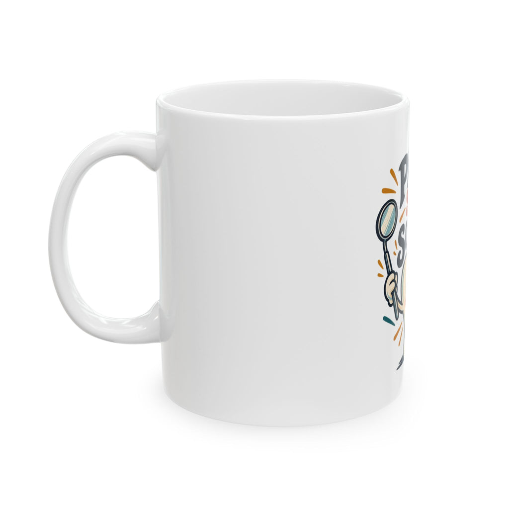 Papá saca sonrisas — Taza para papá dentista | Cerámica blanca 11oz