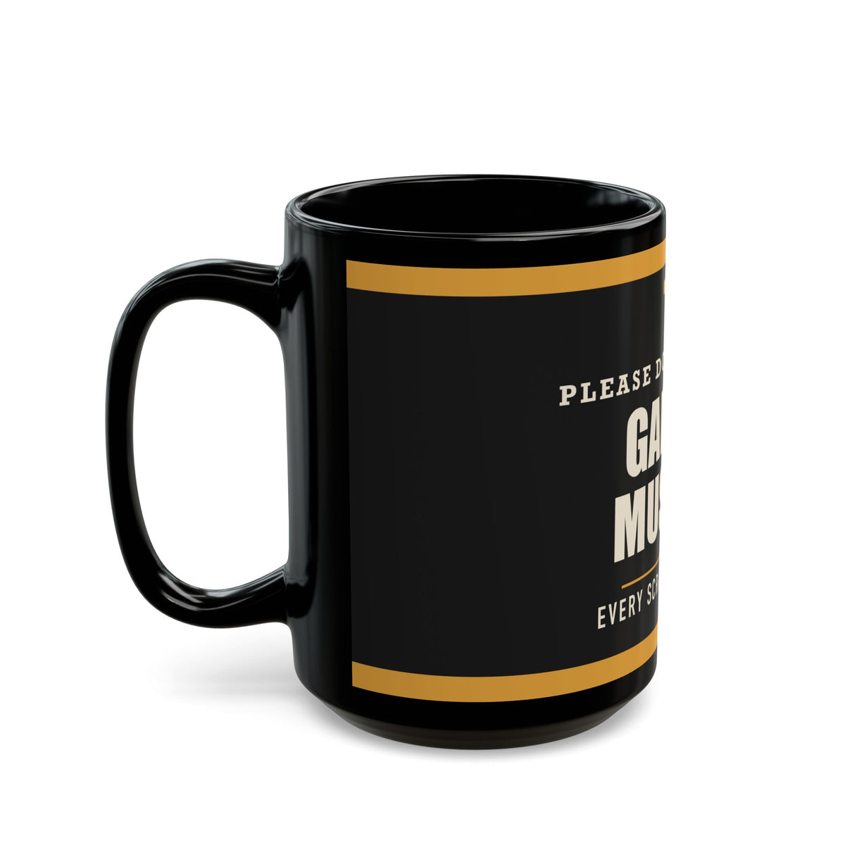 Garage Museum — Funny Garage Gift for Dad | Black Mug, 11oz and 15oz