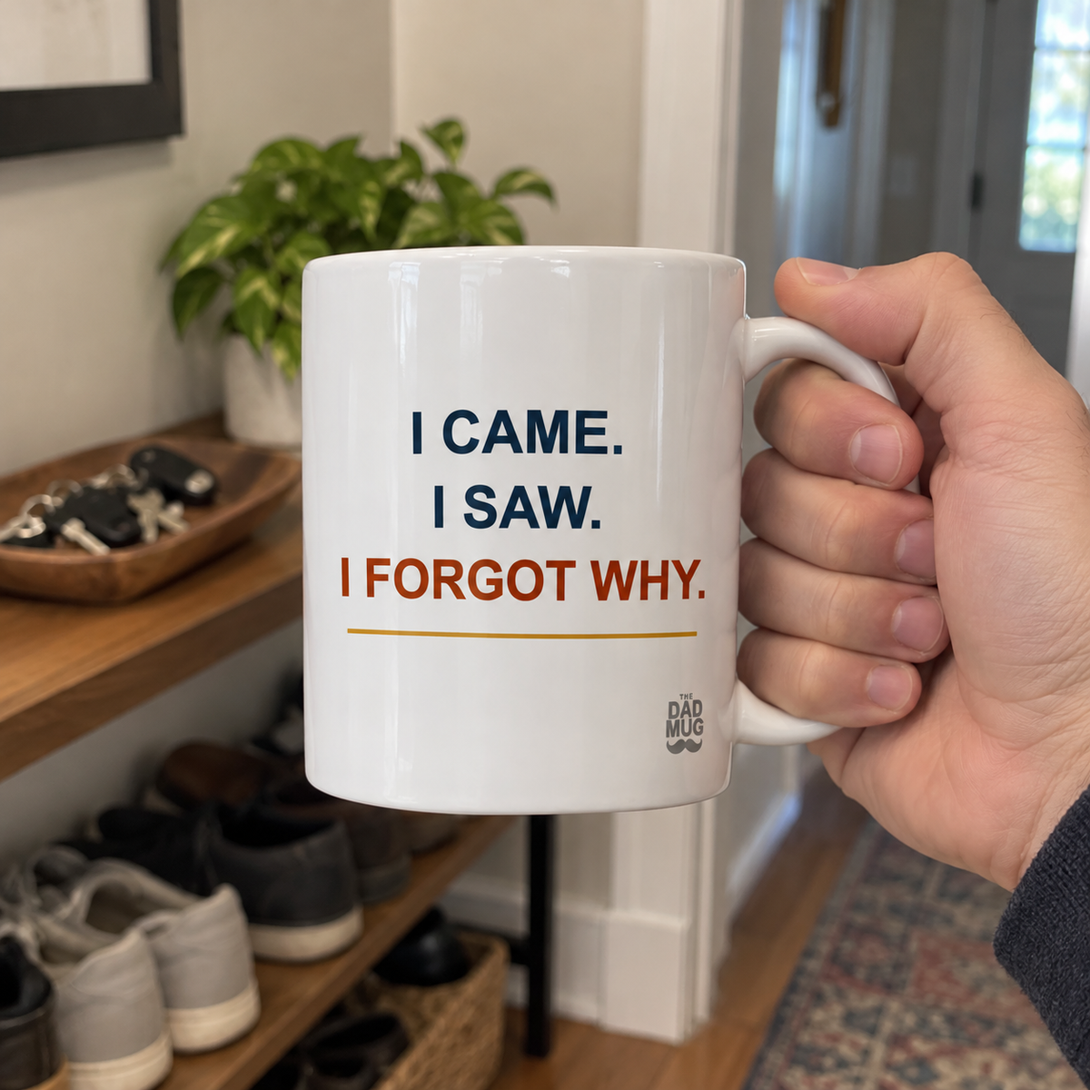 I Came. I Saw. I Forgot Why. — Funny Dad Gift Mug | White Ceramic 11oz