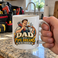 Dad Has Pipe Dreams — Plumber Dad Gift Mug | White Ceramic 11oz